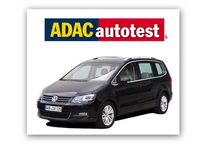Vw Sharan 2 0 Tdi Bluemotion Adac Autotest Vw Afoi Filosidh A E