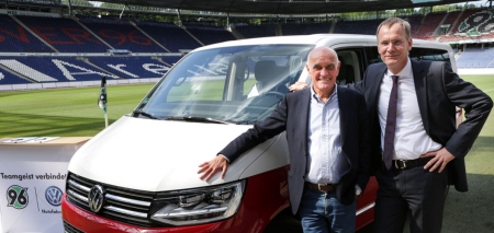 Teamgeist verbindet Volkswagen Nutzfahrzeuge und Hannover 96.